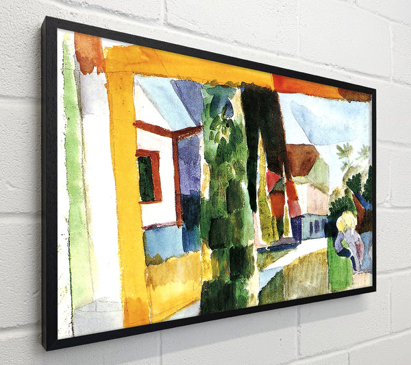 August Macke Our Garden On The Lake 5