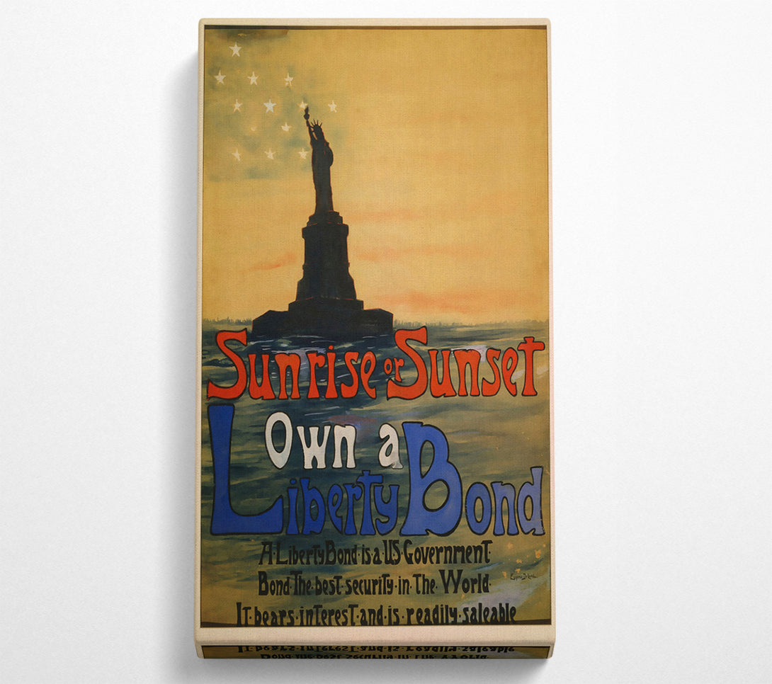  A Canvas Print of Own A Liberty Bond Canvas Print