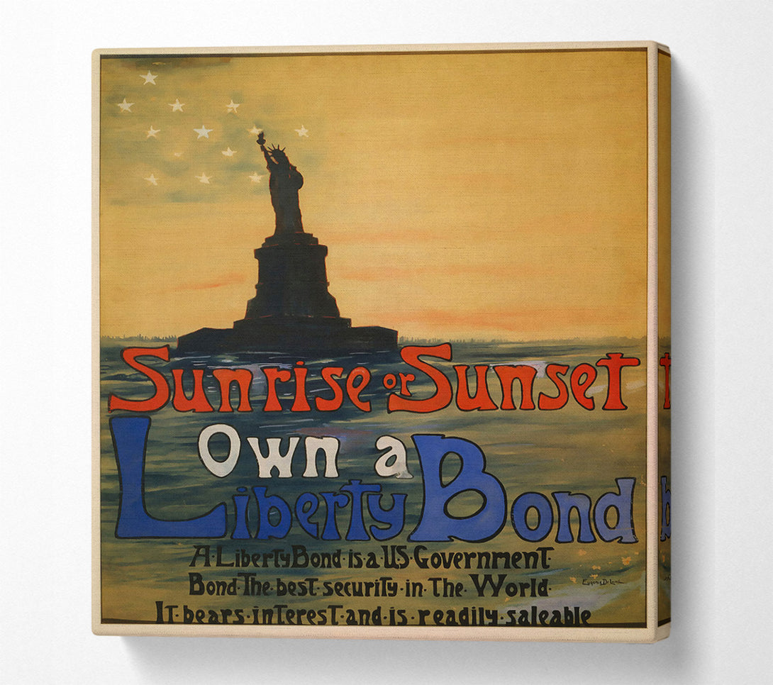  A Canvas Print of Own A Liberty Bond Canvas Print