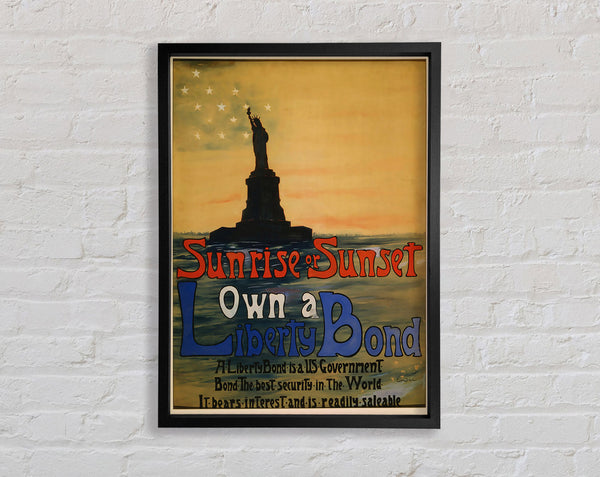 Own A Liberty Bond Framed Print