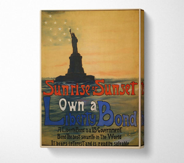  A Canvas Print of Own A Liberty Bond Canvas Print