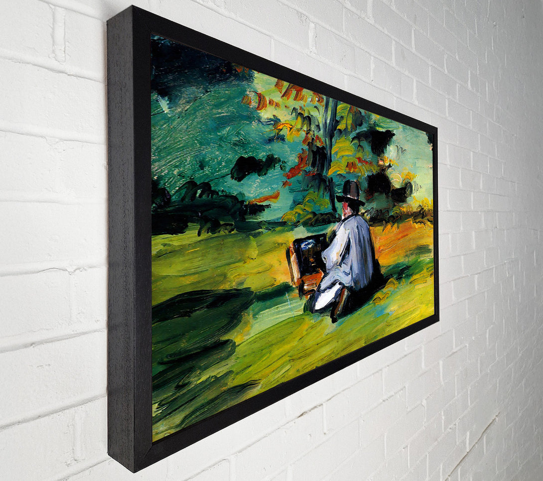 A Canvas Print of Cezanne Painter At Work Canvas Wall Art