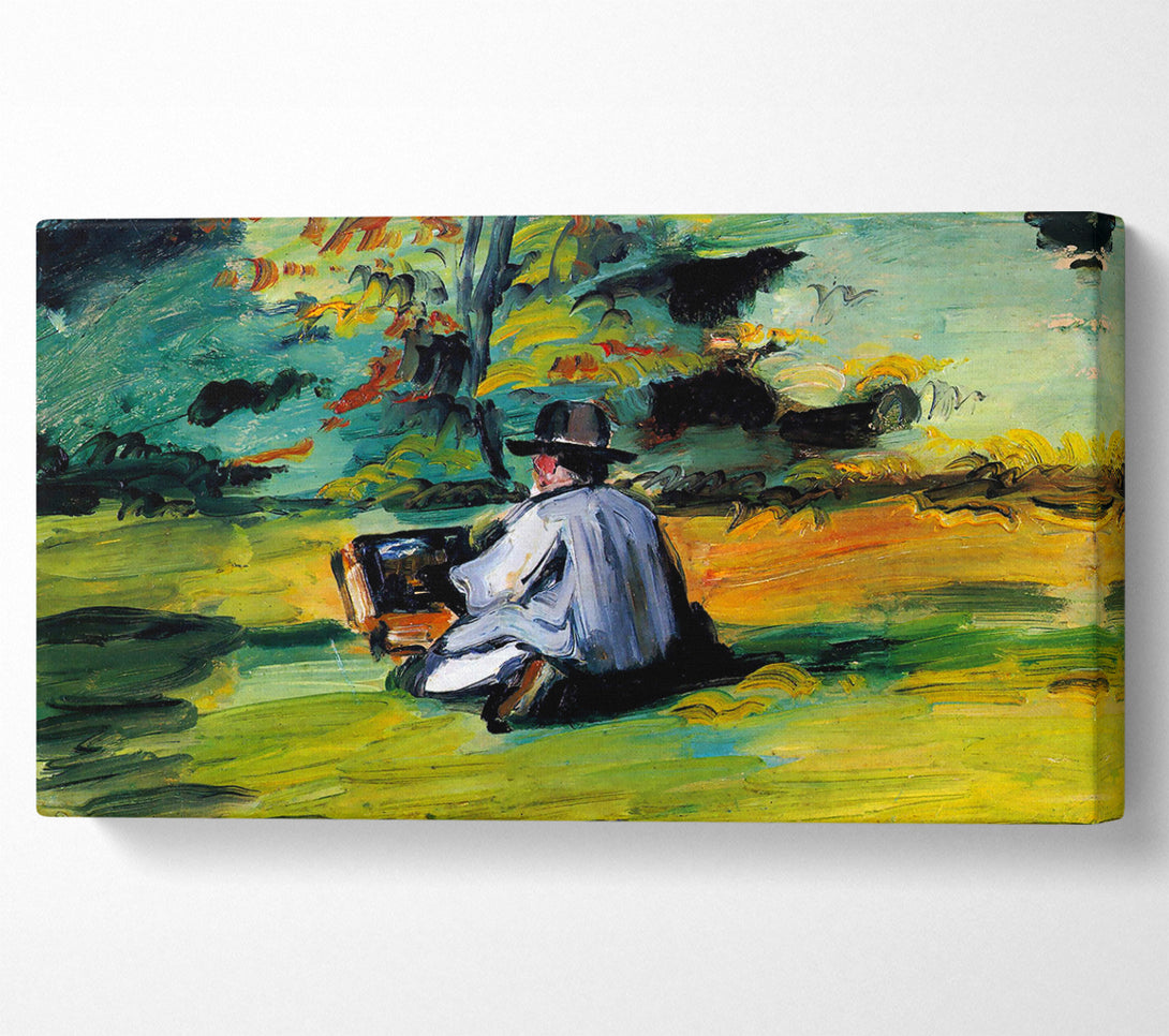  A Canvas Print of Cezanne Painter At Work Canvas Wall Art