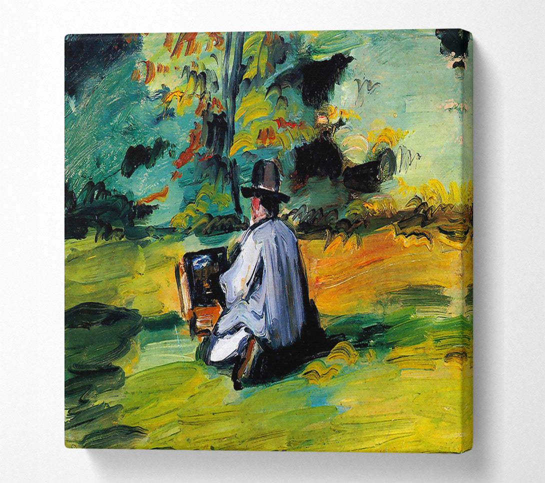  A Canvas Print of Cezanne Painter At Work Canvas Wall Art