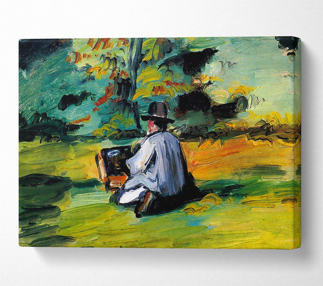  A Canvas Print of Cezanne Painter At Work Canvas Wall Art