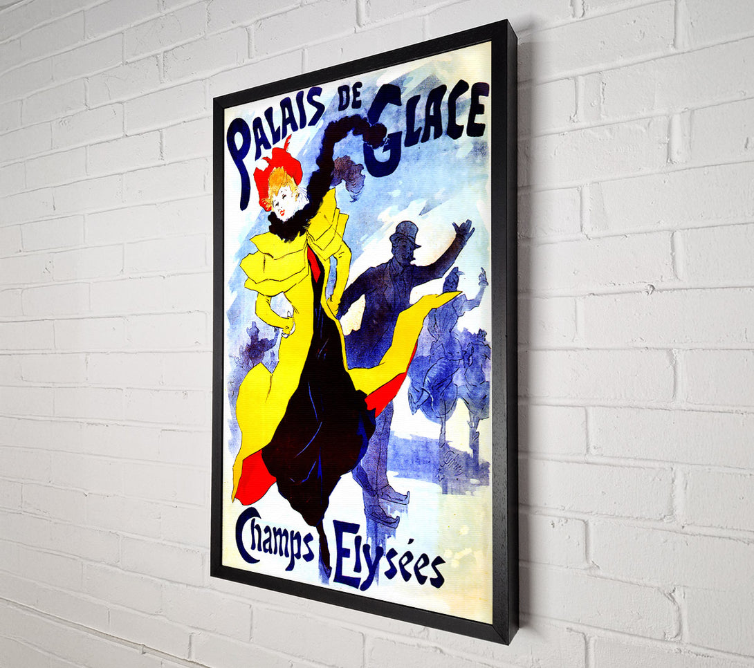  A Canvas Print of Cheret Palais De Glace Canvas Wall Art