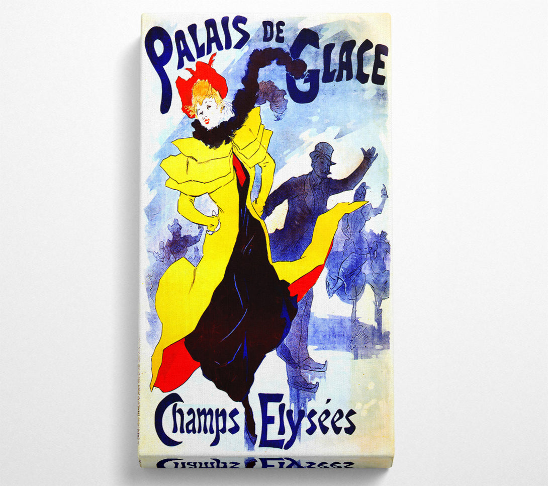  A Canvas Print of Cheret Palais De Glace Canvas Wall Art