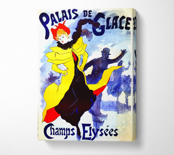  A Canvas Print of Cheret Palais De Glace Canvas Wall Art