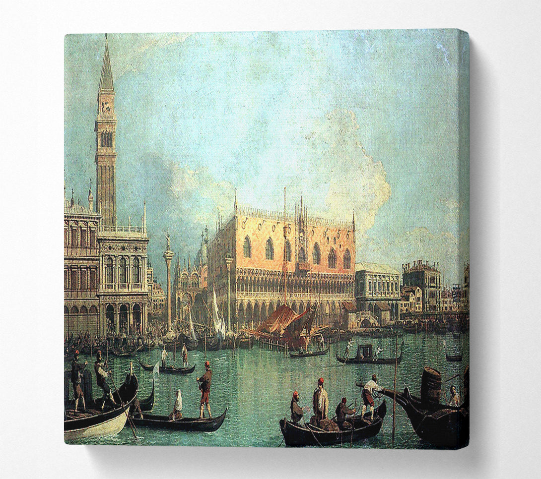  A Canvas Print of Canaletto Palazzo Ducale Canvas Wall Art