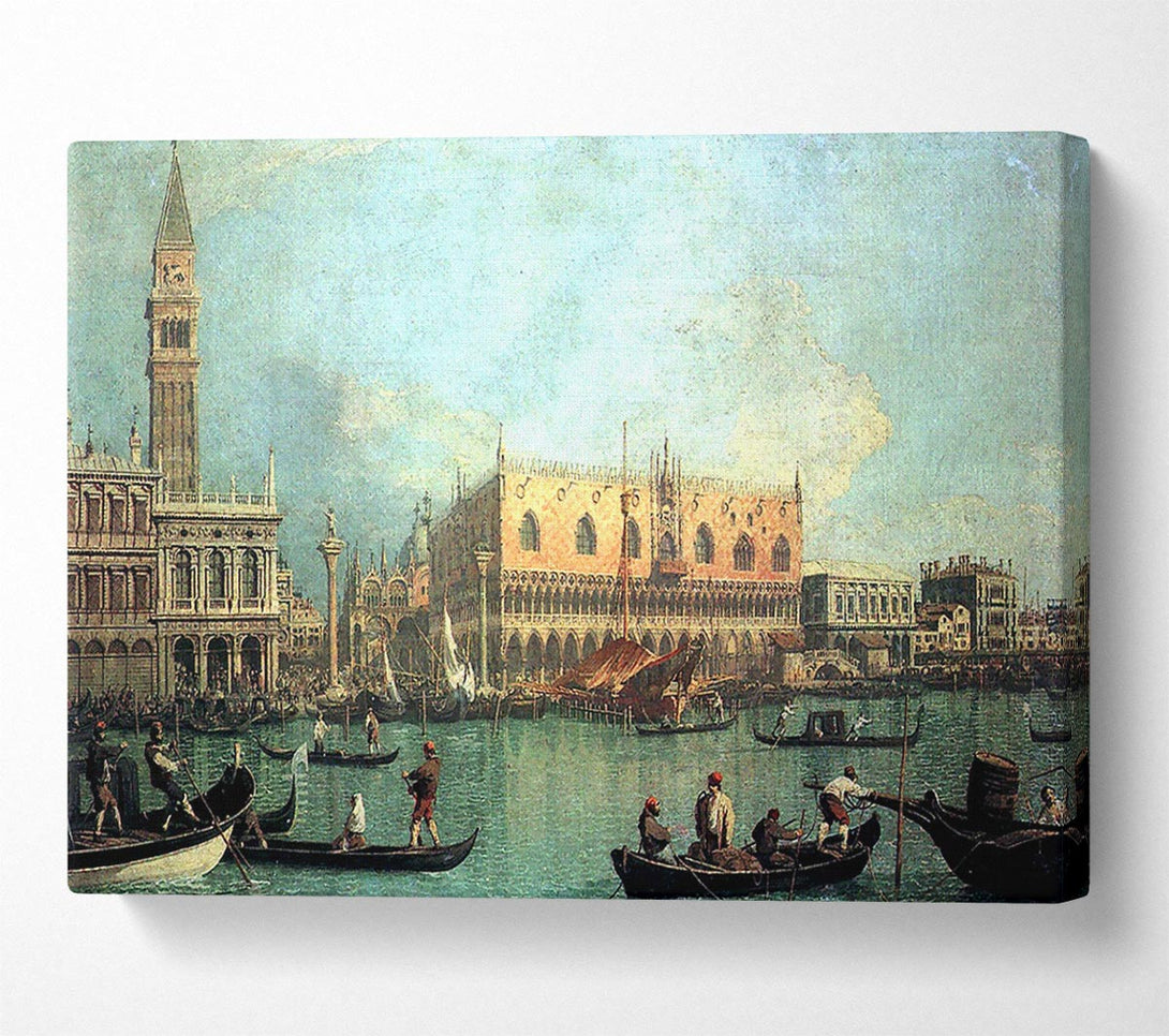  A Canvas Print of Canaletto Palazzo Ducale Canvas Wall Art