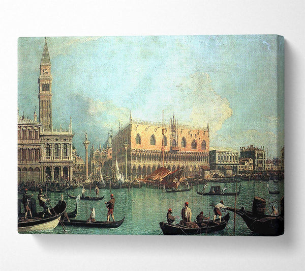  A Canvas Print of Canaletto Palazzo Ducale Canvas Wall Art