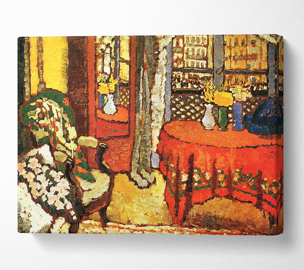  A Canvas Print of Joseph Rippl-Ronai Paris Interior Canvas Print