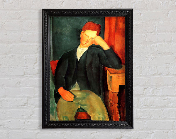 Modigliani Peasant Boy 2 Framed Print