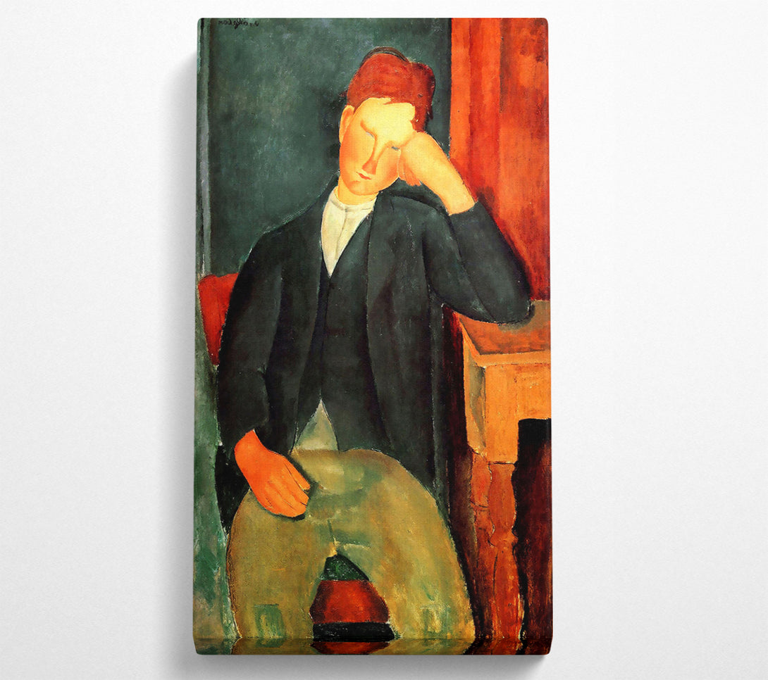  A Canvas Print of Modigliani Peasant Boy 2 Canvas Art