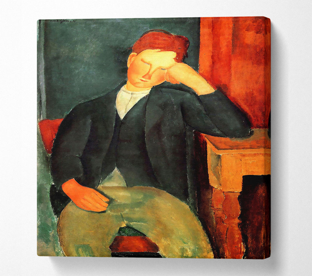  A Canvas Print of Modigliani Peasant Boy 2 Canvas Art