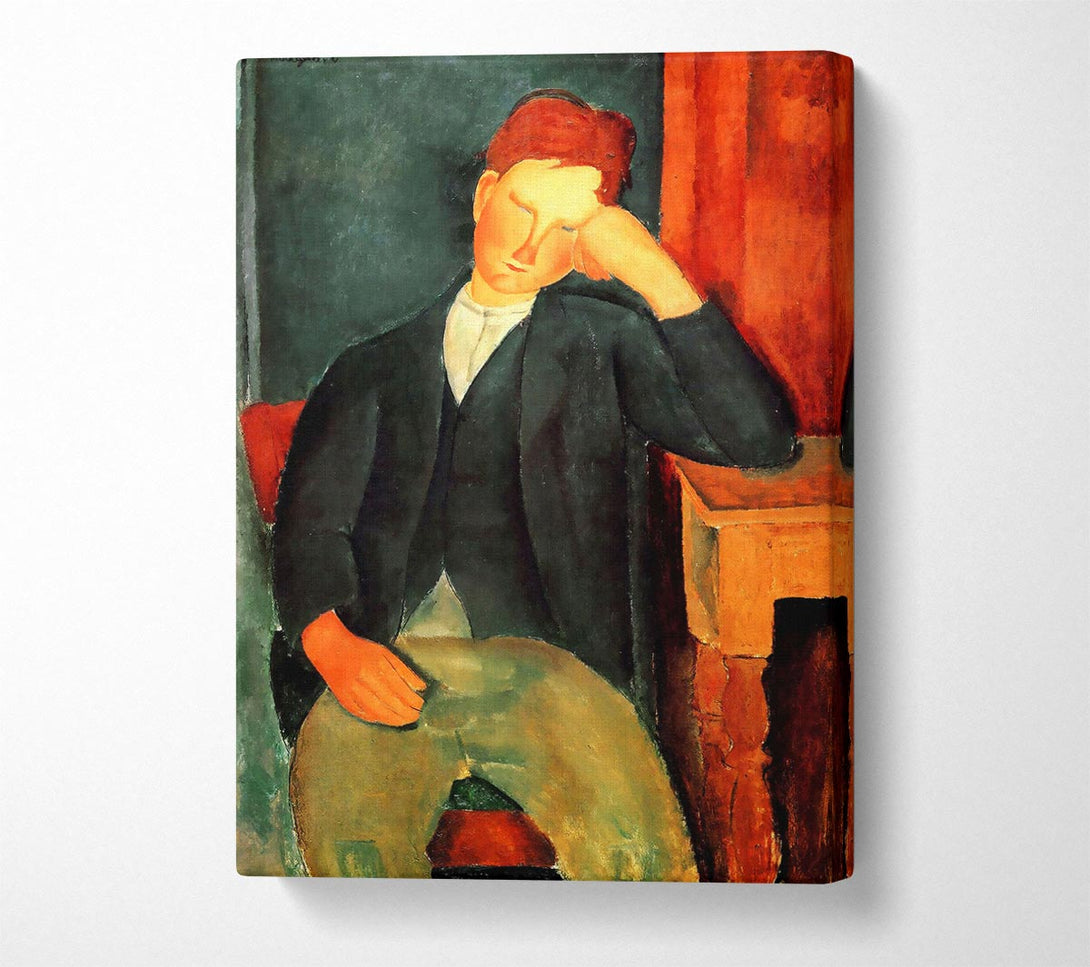  A Canvas Print of Modigliani Peasant Boy 2 Canvas Art