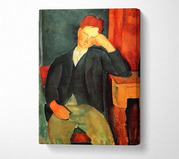  A Canvas Print of Modigliani Peasant Boy 2 Canvas Art