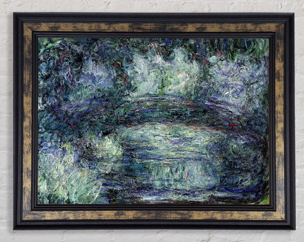 Monet Pont Japonais Japanilainen Silta Framed Print