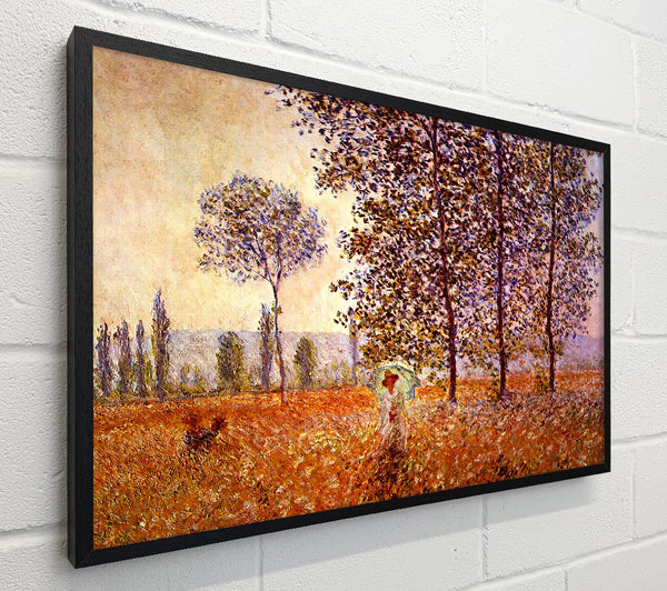 Monet Poplars In The Sunlight