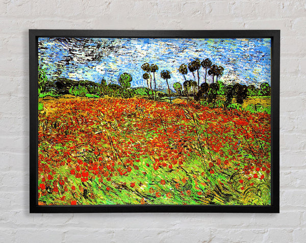 Van Gogh Poppy Fields Framed Print