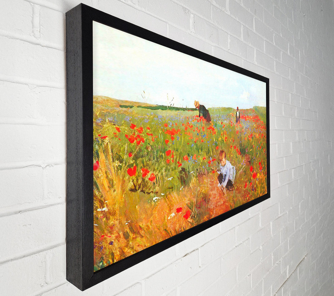  A Canvas Print of Cassatt Poppy In The Field Canvas Print