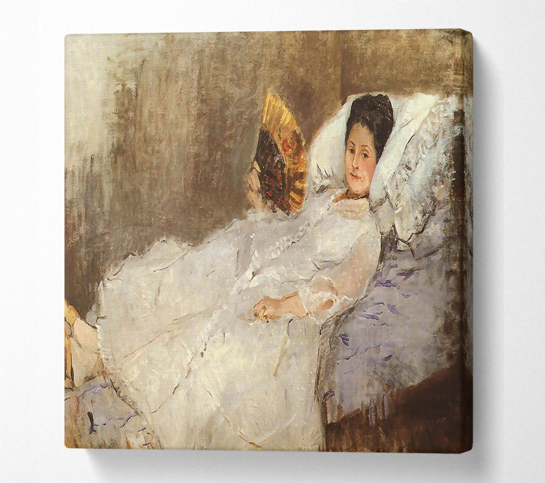  A Canvas Print of Morisot Portrait Of Madame Hubard Canvas Print