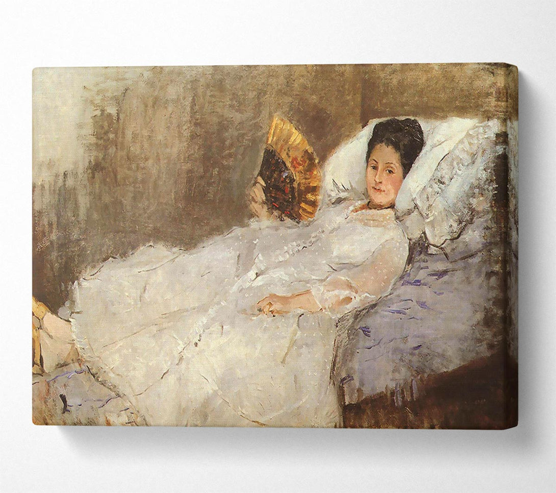  A Canvas Print of Morisot Portrait Of Madame Hubard Canvas Print