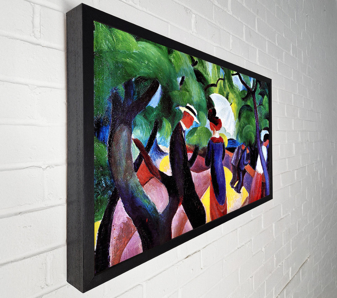  A Canvas Print of August Macke Promenade Canvas Art