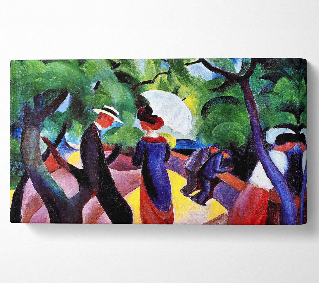  A Canvas Print of August Macke Promenade Canvas Art