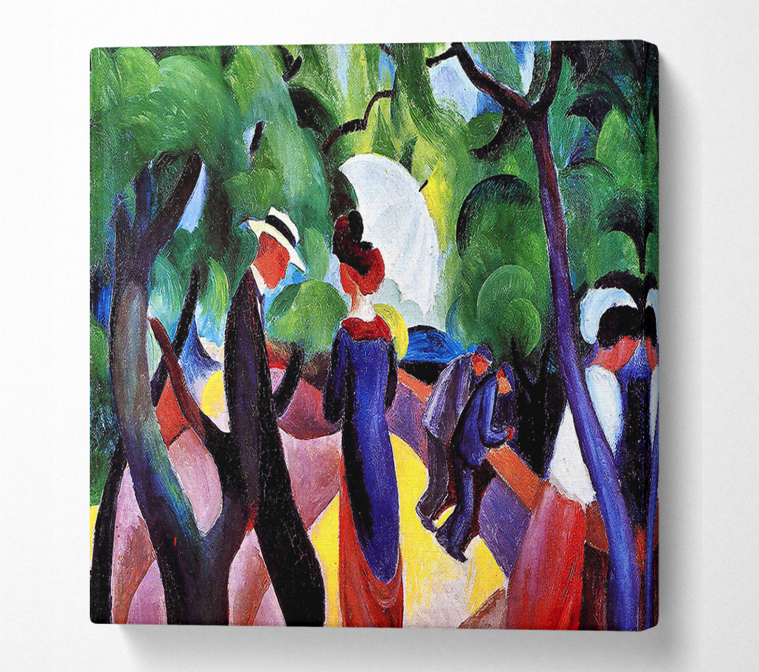  A Canvas Print of August Macke Promenade Canvas Art