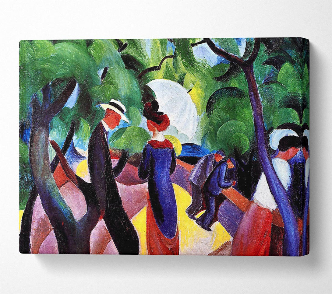  A Canvas Print of August Macke Promenade Canvas Art