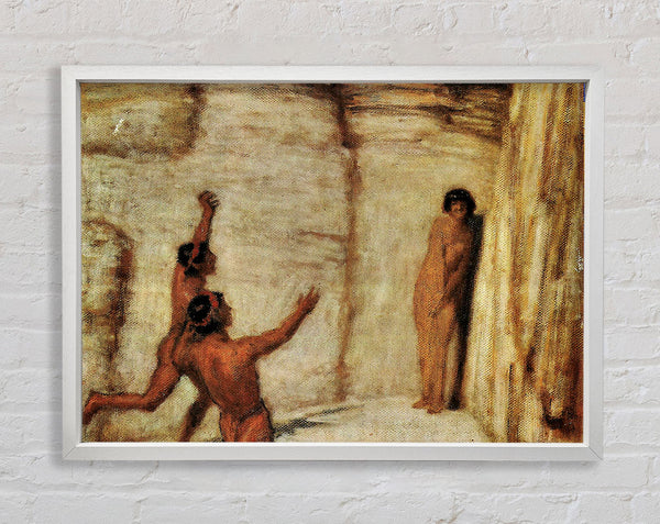 Franz Von Stuck Race Framed Print