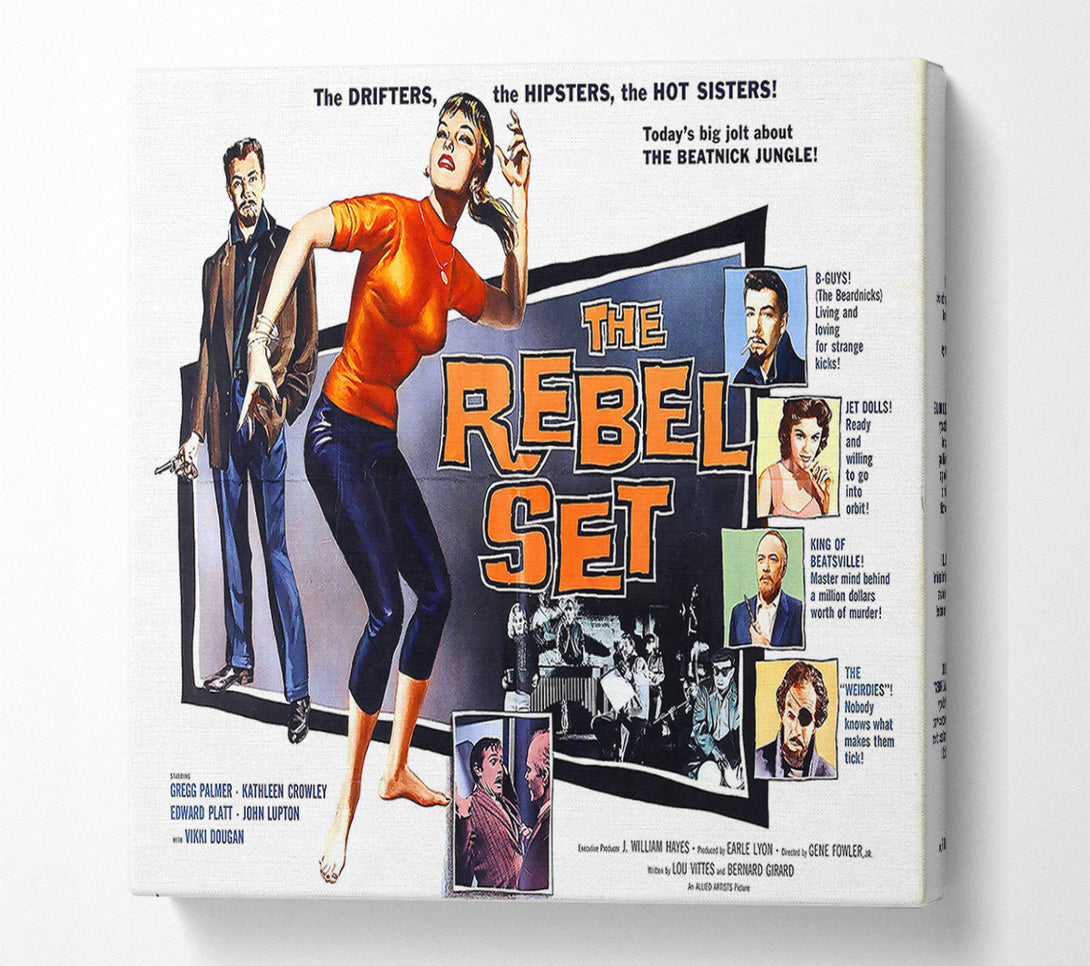  A Canvas Print of Rebel Set Poster 2 Canvas Print