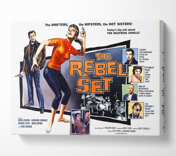  A Canvas Print of Rebel Set Poster 2 Canvas Print