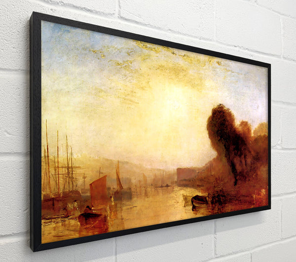 Joseph Mallord Turner Regatta At Cowes Castle