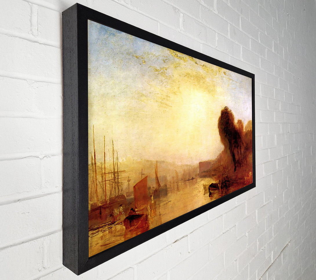  A Canvas Print of Joseph Mallord Turner Regatta At Cowes Castle Canvas Art