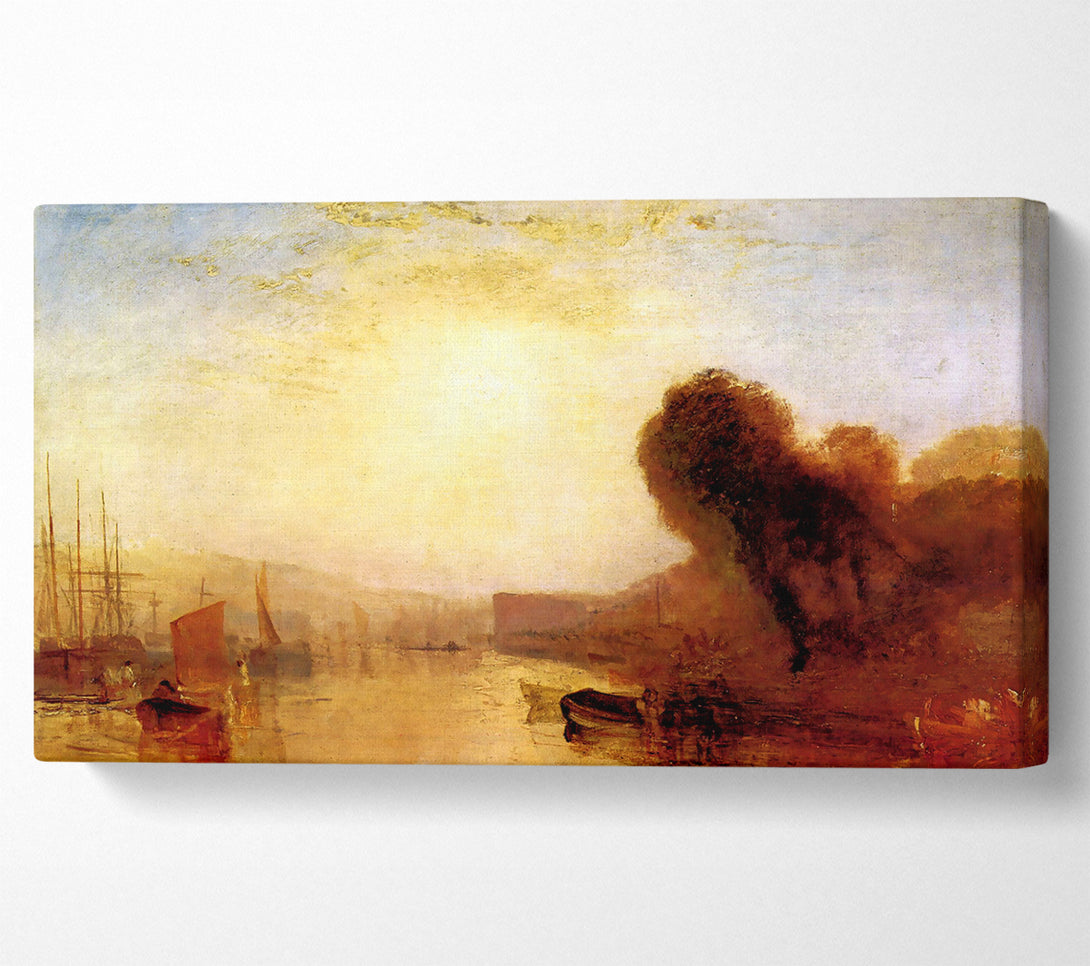  A Canvas Print of Joseph Mallord Turner Regatta At Cowes Castle Canvas Art