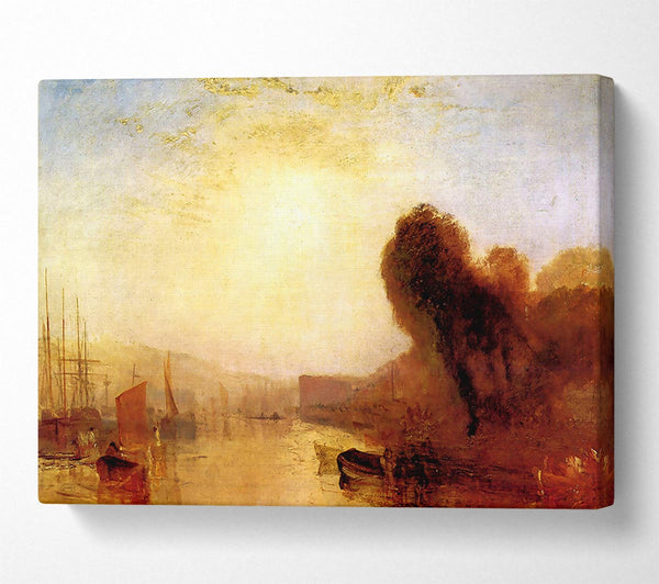  A Canvas Print of Joseph Mallord Turner Regatta At Cowes Castle Canvas Art