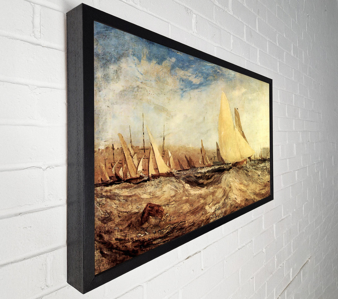  A Canvas Print of Joseph Mallord Turner Regatta Canvas Print