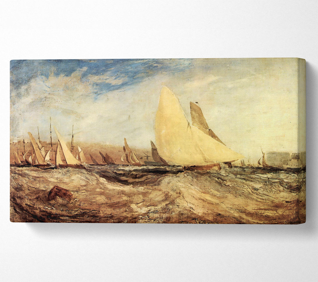  A Canvas Print of Joseph Mallord Turner Regatta Canvas Print