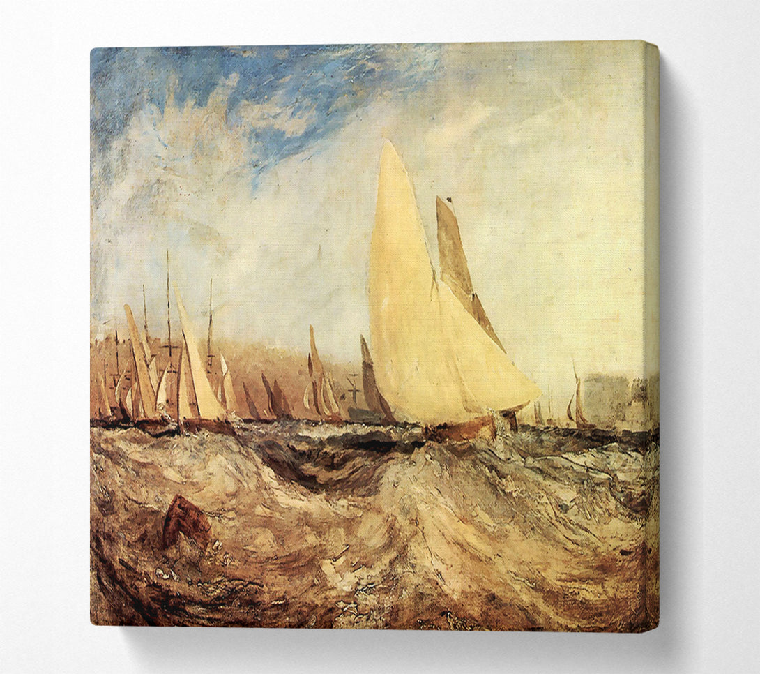  A Canvas Print of Joseph Mallord Turner Regatta Canvas Print