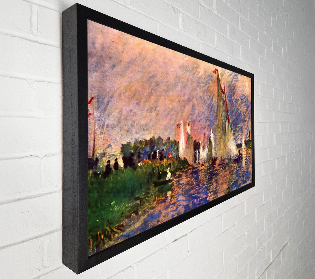  A Canvas Print of Renoir Regatta In Argenteui Canvas Print