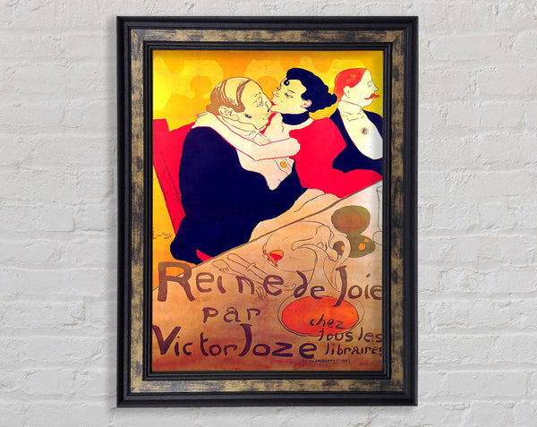 Toulouse Lautrec Rene De Joie 2 Framed Print