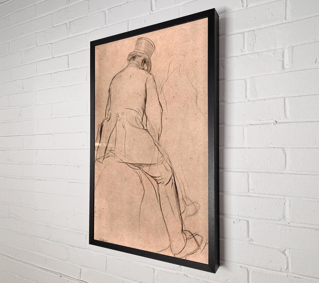  A Canvas Print of Degas Rider Canvas Wall Art