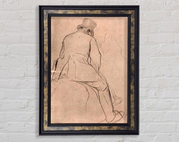 Degas Rider Framed Print