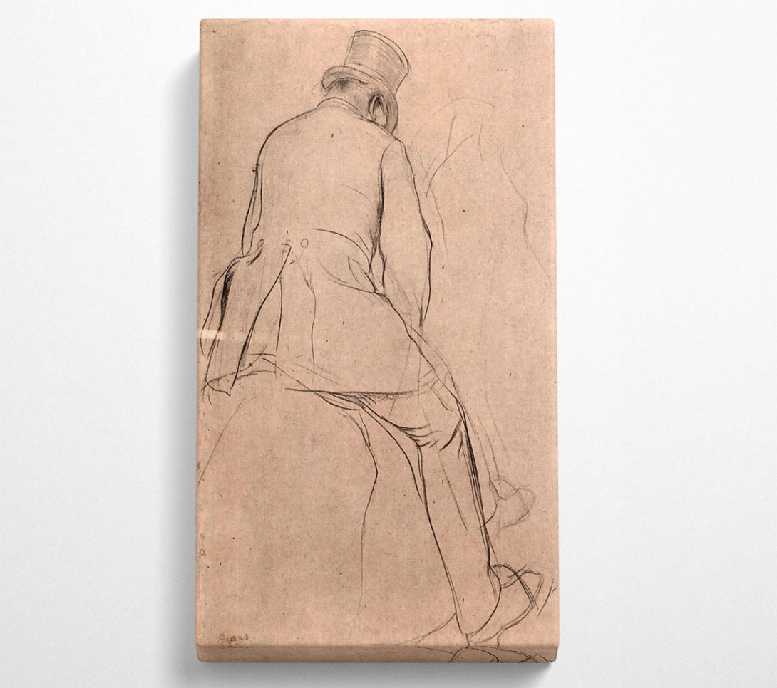  A Canvas Print of Degas Rider Canvas Wall Art