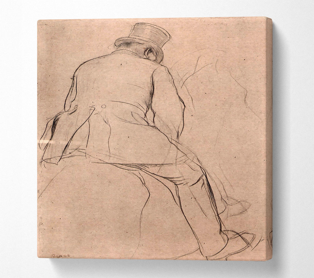  A Canvas Print of Degas Rider Canvas Wall Art