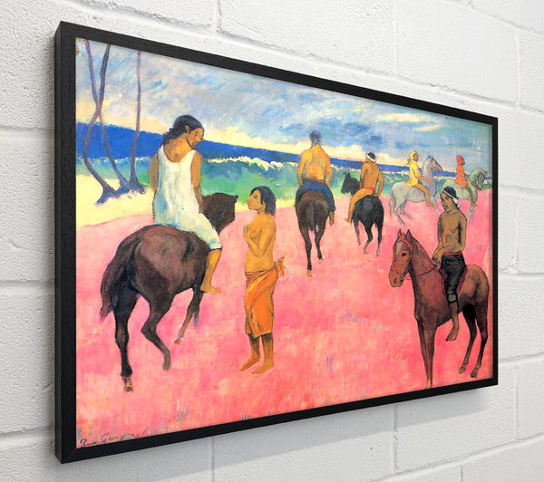 Gauguin Riding On The Beach