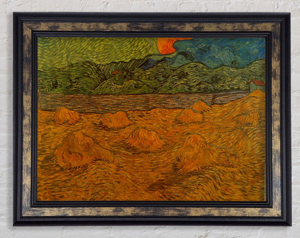 Monet Rising Moon Framed Print