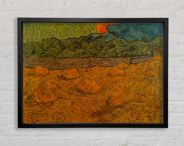 Monet Rising Moon Framed Print
